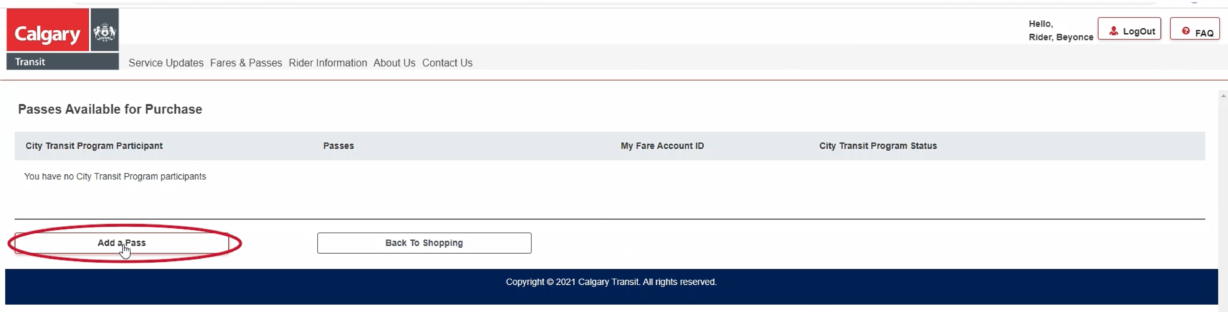 Low and Senior Passes on My Fare Low and Senior Passes on My Fare
